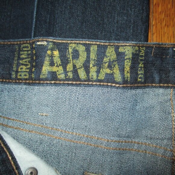 ARIAT M5 Slim Straight Dark Jeans Sz 38 - Picture 8 of 10